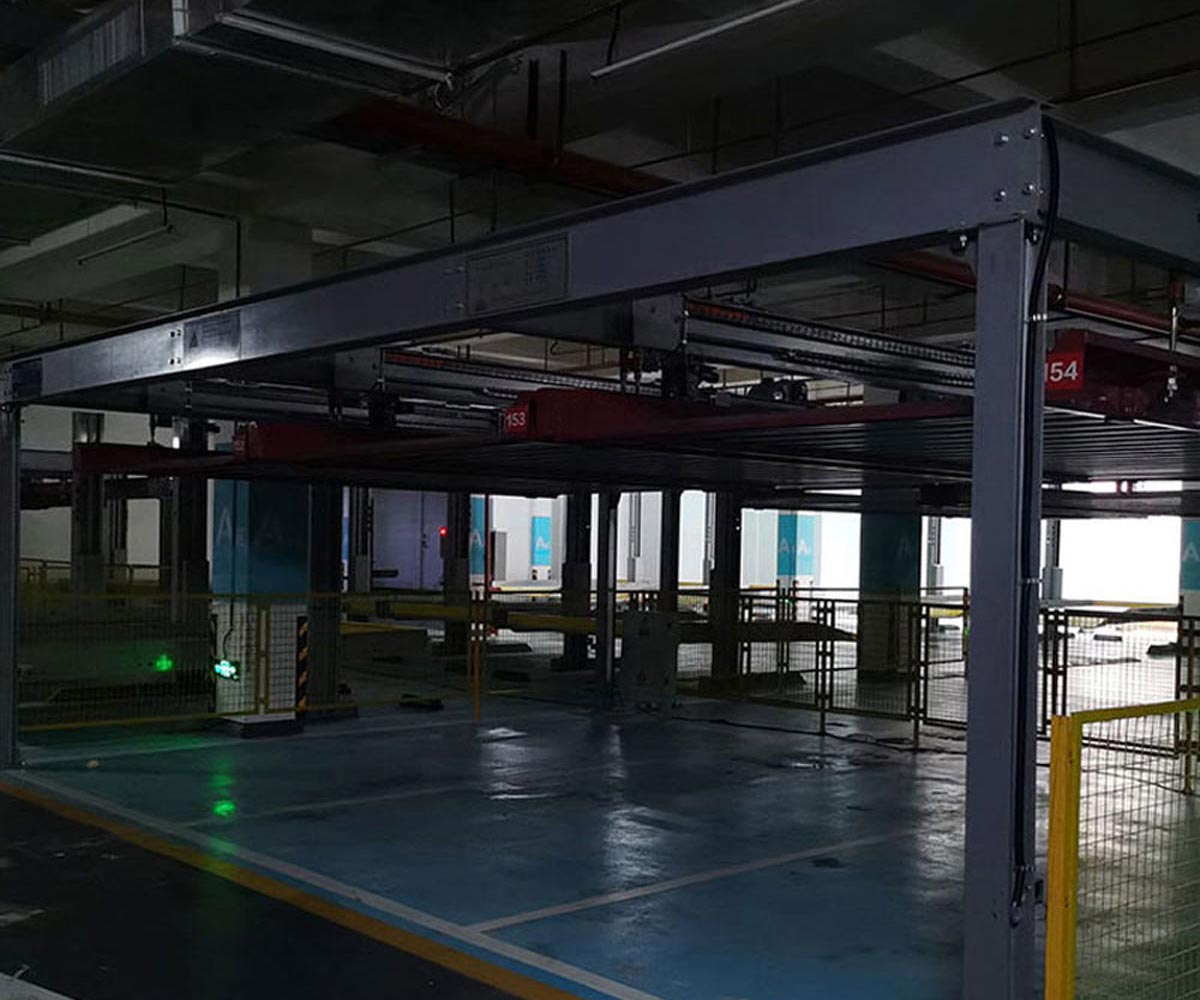 盈江兩層升降式立體車庫停車設備出租