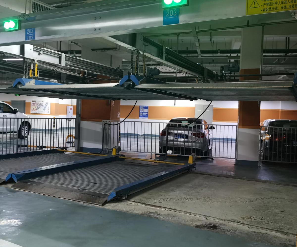 綏江2層簡易式立體車庫停車設備二手