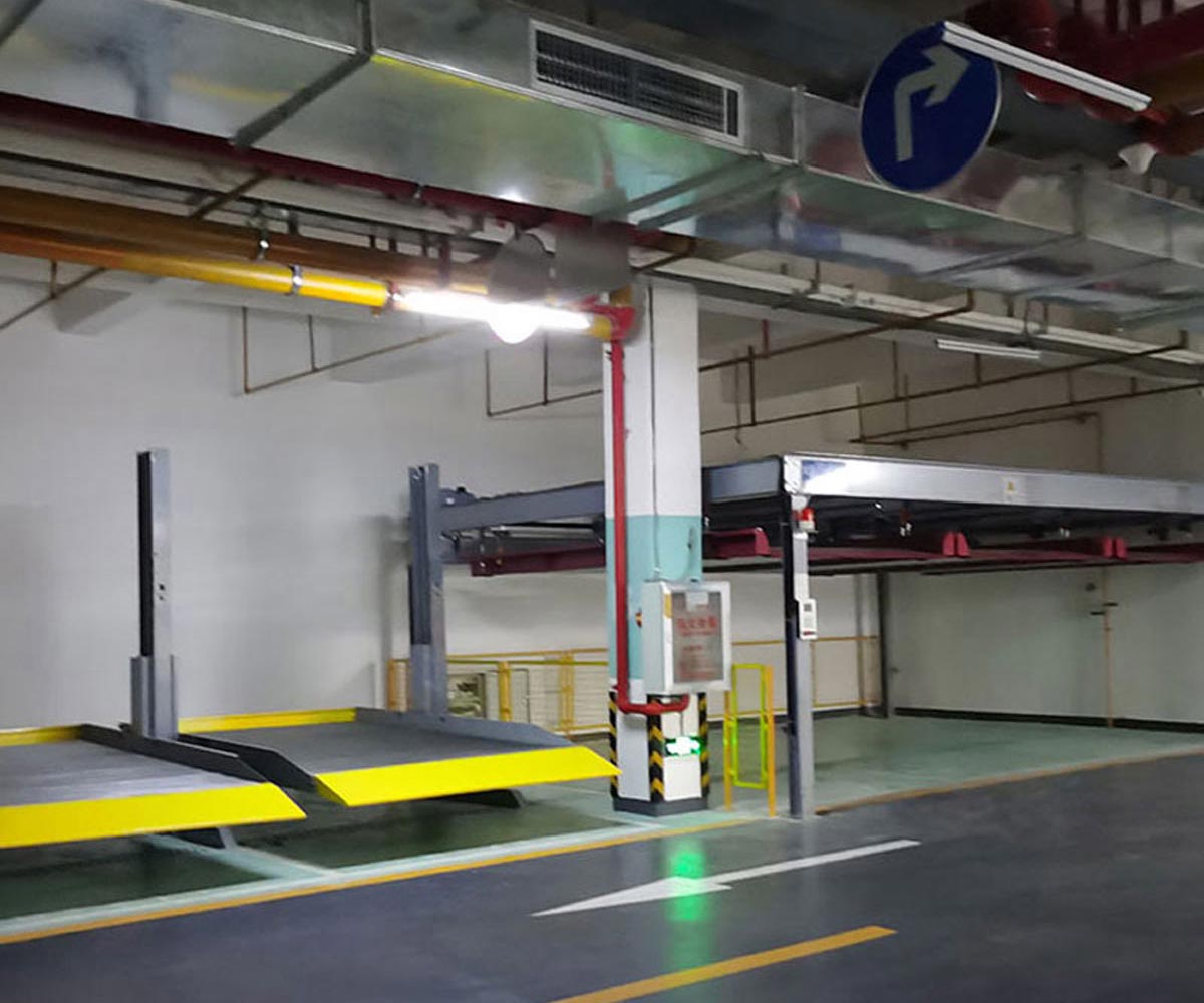 盈江兩柱式停車立體車庫出租