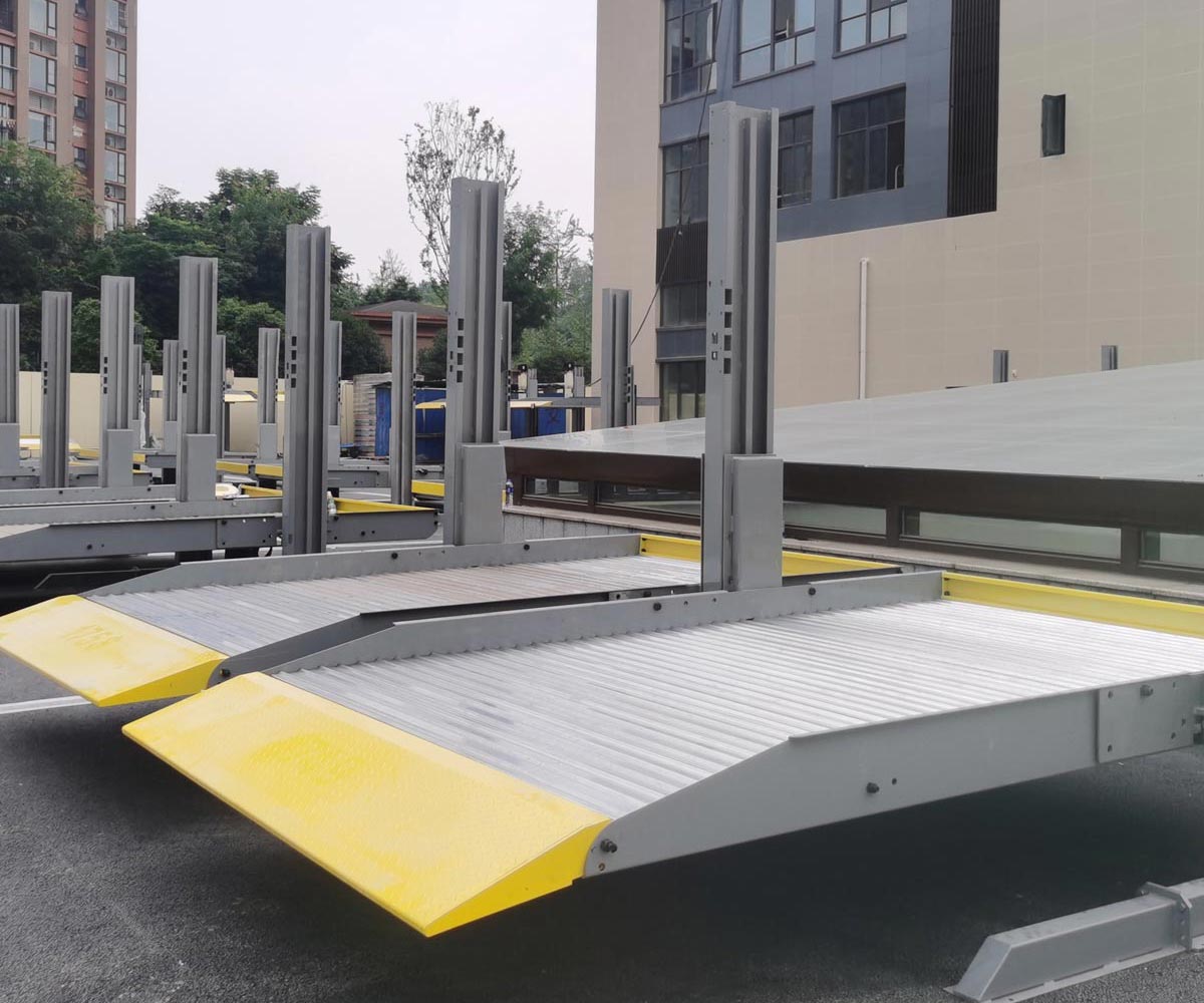 會澤左右橫移立體車庫停車設備回購