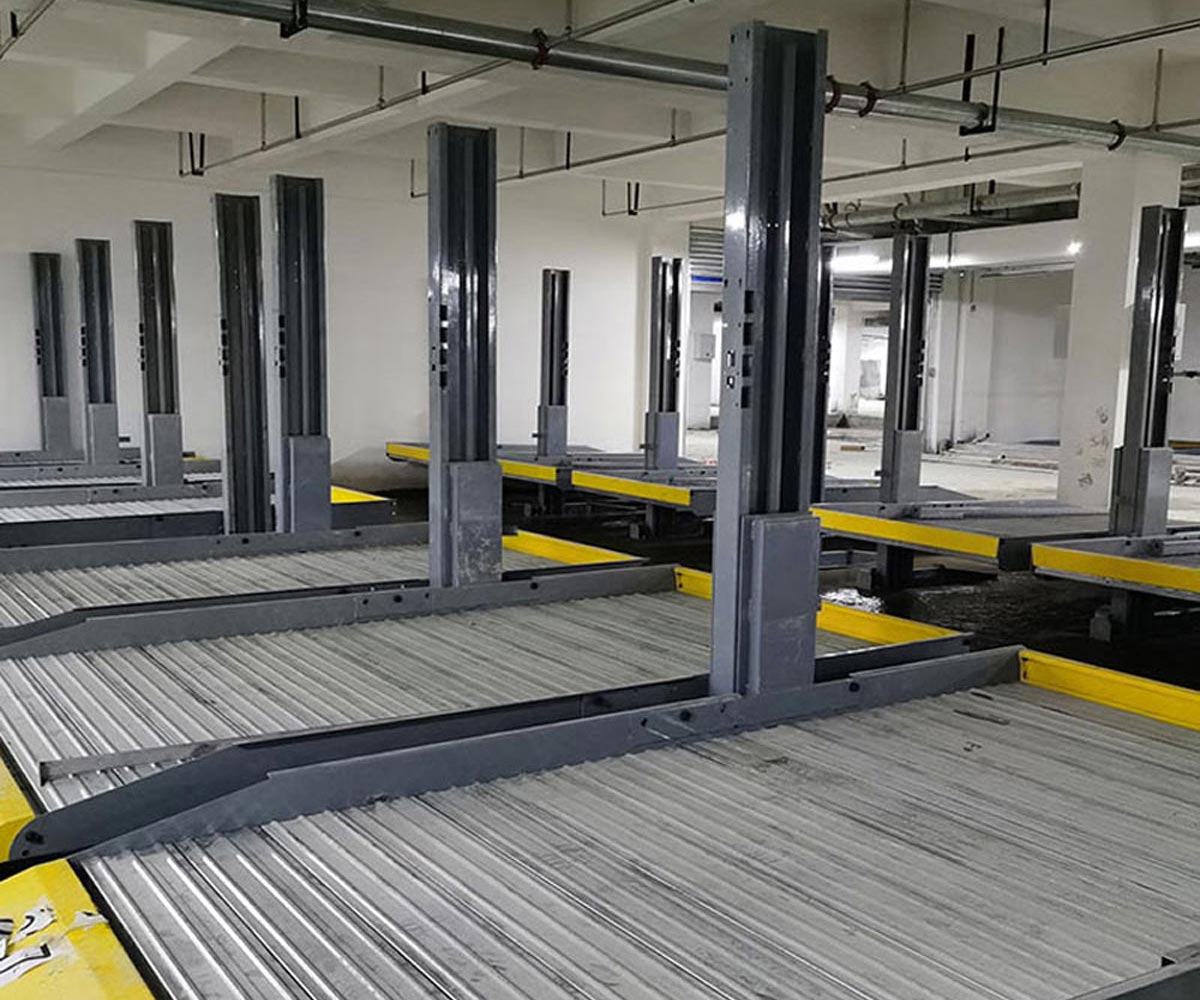 孟連兩層簡易升降類立體停車場過規劃