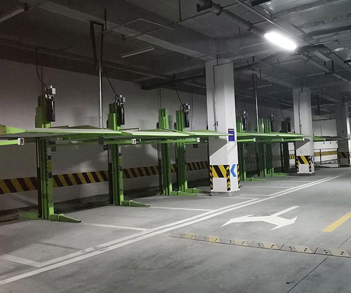 雙柱簡易類機械立體停車設備短租