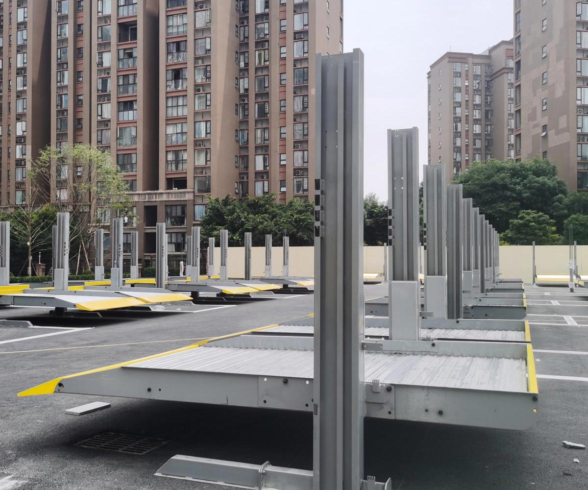 孟連升降橫移式機械停車場回收