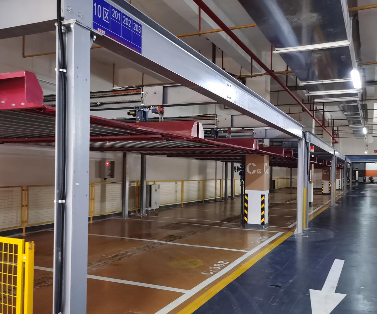 盈江家庭用俯仰式簡易立體停車設備