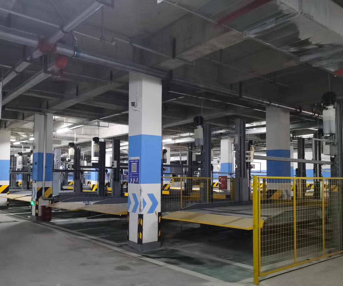 湖北簡易升降立體車庫俯仰式兩柱