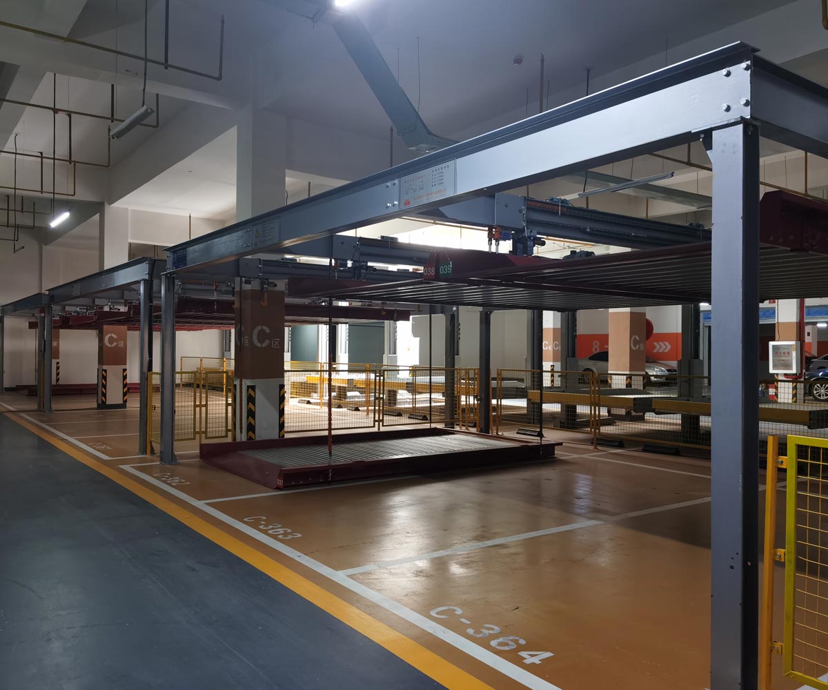 簡易兩柱家用停車設備兩柱式