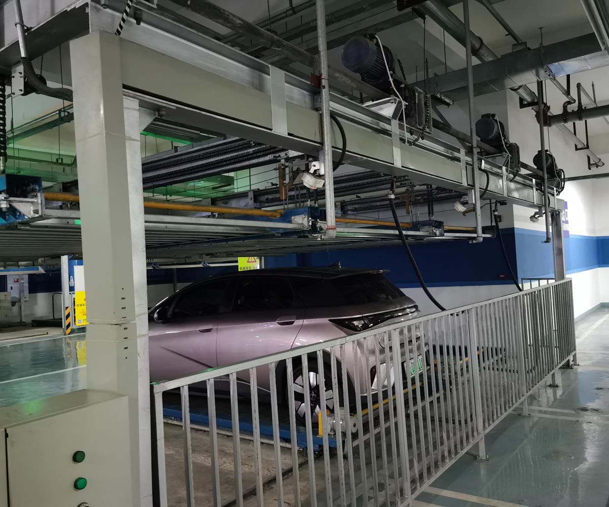 會澤單列式二層PSH升降橫移類立體停車設備